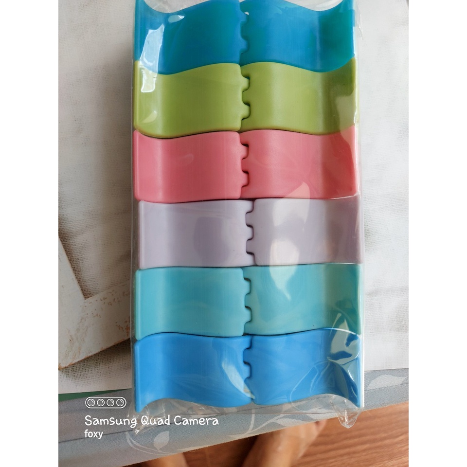 Kẹp càng cua 3-5 răng màu pastel , nhựa nhám HÀNG TỐT LOẠI 1 dẻo , chống gãy