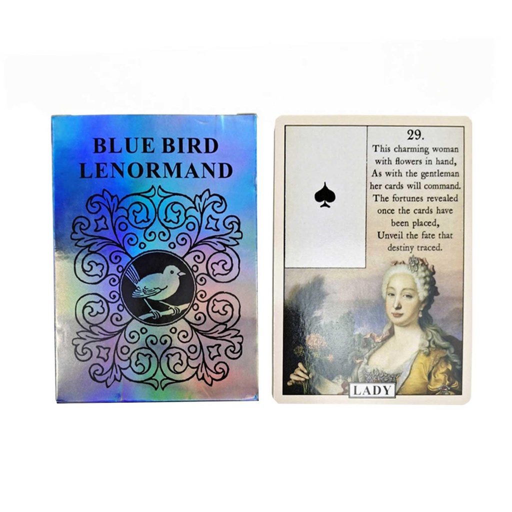 Bộ Bài Tarot Yunkan For Blue Bird Lenormand Oracle Thẻ