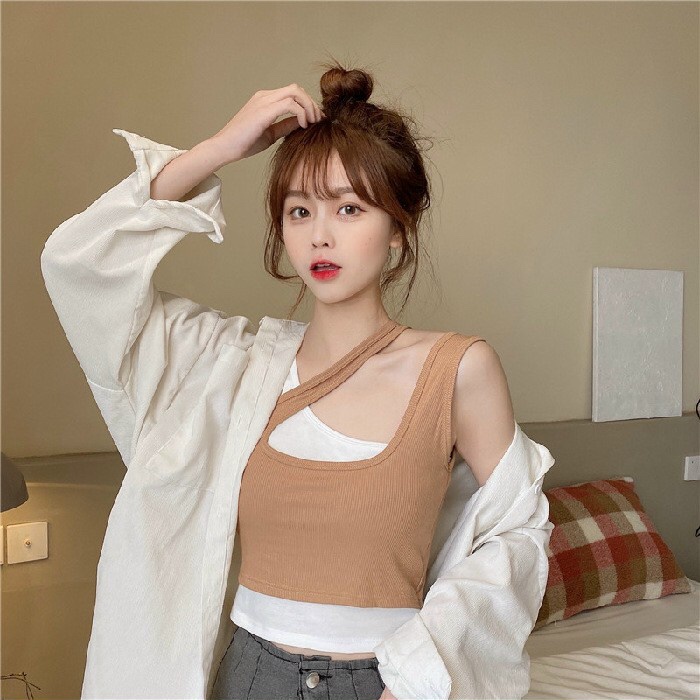 Áo Bra 2 Dây Bản To Chéo Vai Siêu Hot -  Áo Ngực Nữ Chất Cotton Mềm Mại Quyến Rũ