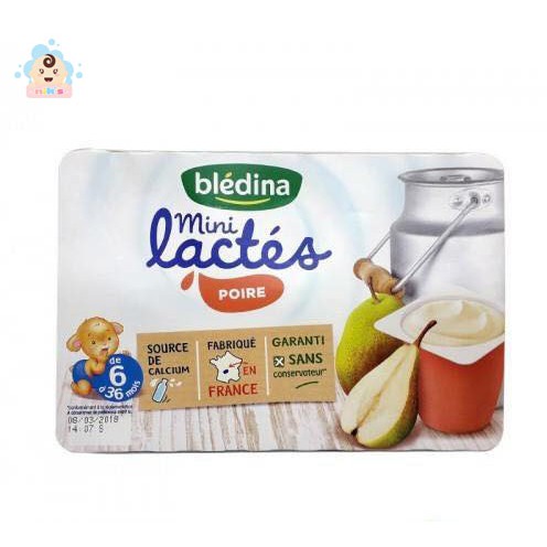 Sữa chua Bledina Lactes Đủ Vị Trái Cây