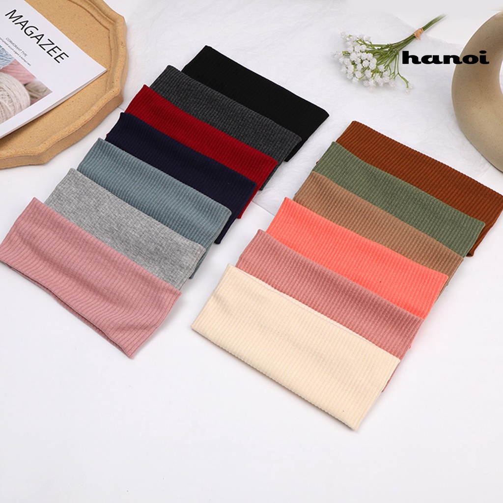 Ha!Băng Đô Thể Thao Dệt Kim Thấm Hút Mồ Hôi Thoáng Khí