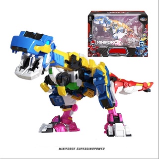 Đồ chơi Miniforce Super Dino Power 2 Biệt đội siêu nhân nhí (hàng chính hãng) - Super Tyraking (5 trong 1) - mã 8640
