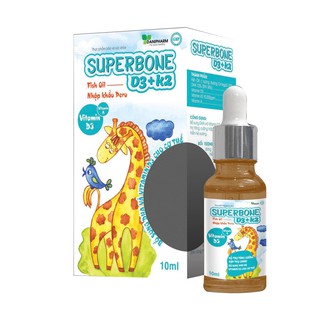 [NGUYÊN LIỆU NHẬP KHẨU PERU] SUPERBONE D3+K2 - BỔ SUNG VITAMIN D3, K2 - TĂNG  HẤP THỤ CANXI - GIẢM NGUY CƠ CÒI XƯƠNG