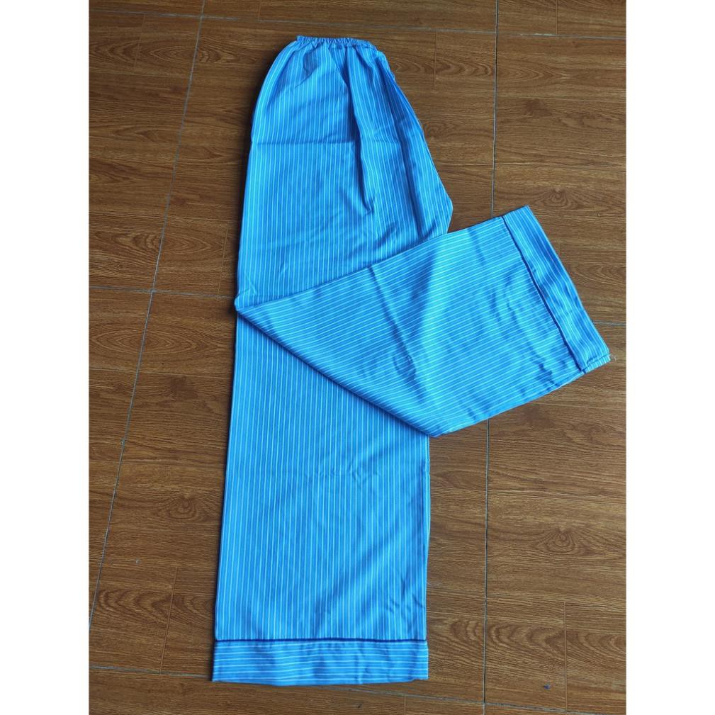 Quần Pijama Nam Trung Niên vải kate Kẻ Sọc ( Quần Dài ) Cho Người Lớn Tuổi 👑