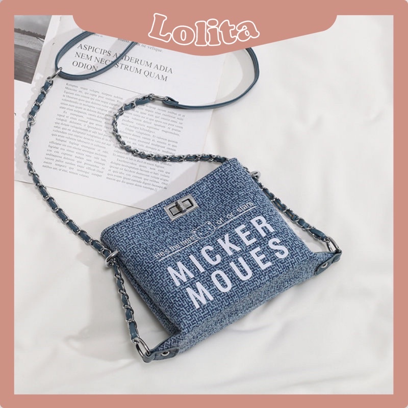 Túi Xách Nữ Đeo Chéo LOLITA Phong Cách Hàn Quốc