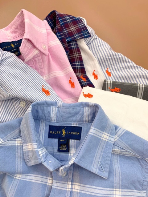 Áo sơ mi Polo bé trai hàng dư xịn