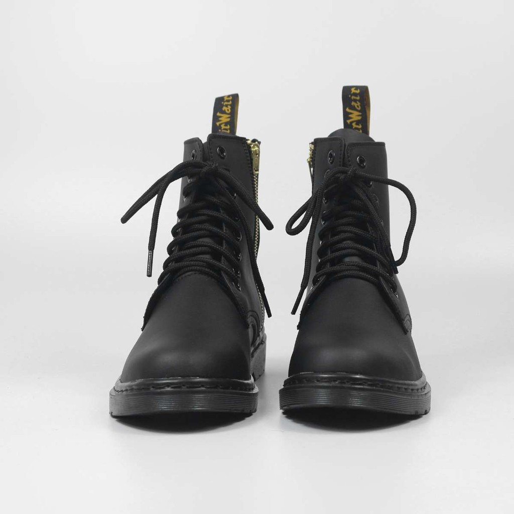 Giày Boots nam nữ Dr.051 Zip All Black