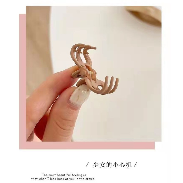 Set 8  Kẹp Tóc Màu Trơn Đáng Yêu Xinh Xắn Phong Cách Hàn Quốc Cho Các Bạn Nữ