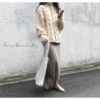 Order áo khoác len vintage Hàn Quốc