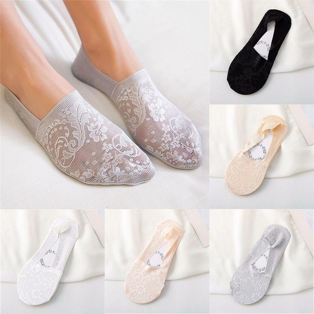 Đôi Vớ Thuyền Phối Ren Thời Trang Cho Nữ