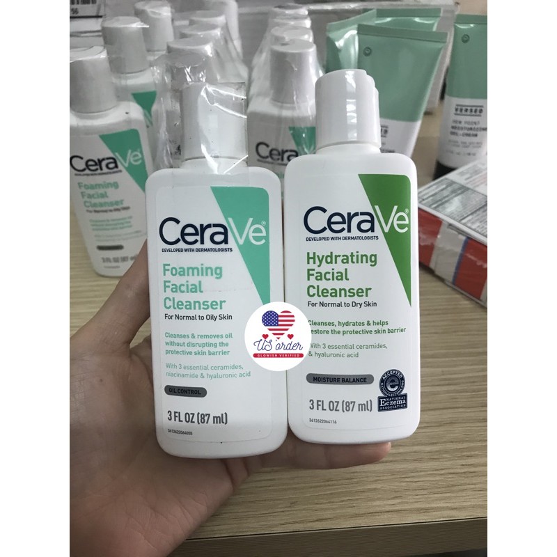 SỮA RỬA MẶT  |  CeraVe Foaming Facial Cleanser