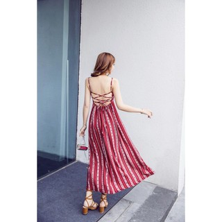 Đầm maxi hai dây