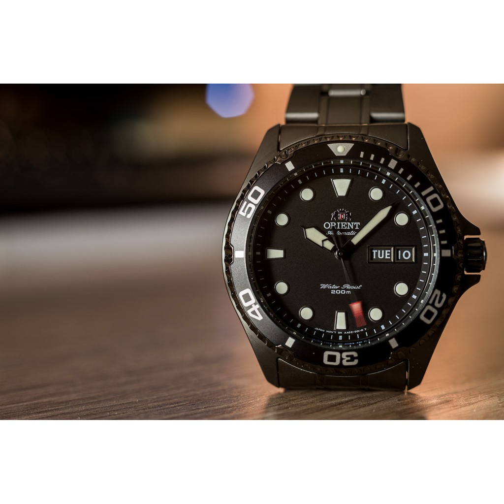 Đồng hồ nam Orient chính hãng FAA02003B9, dây kim loại.
