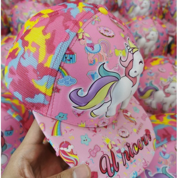 Nón bé gái, nón Pony dễ thương cho bé/ Nón kỳ lân