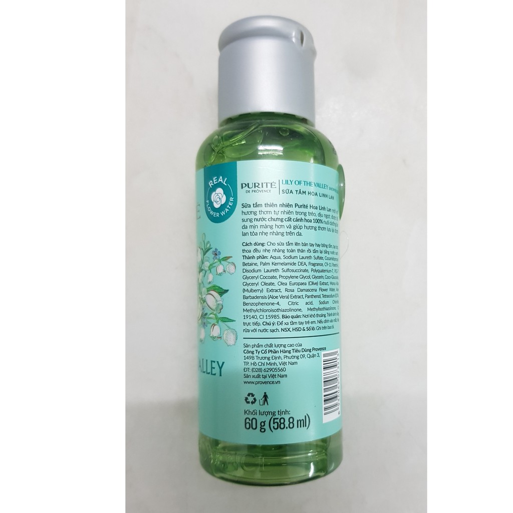 combo 4 chai sữa tắm purite by provence 60g | BigBuy360 - bigbuy360.vn