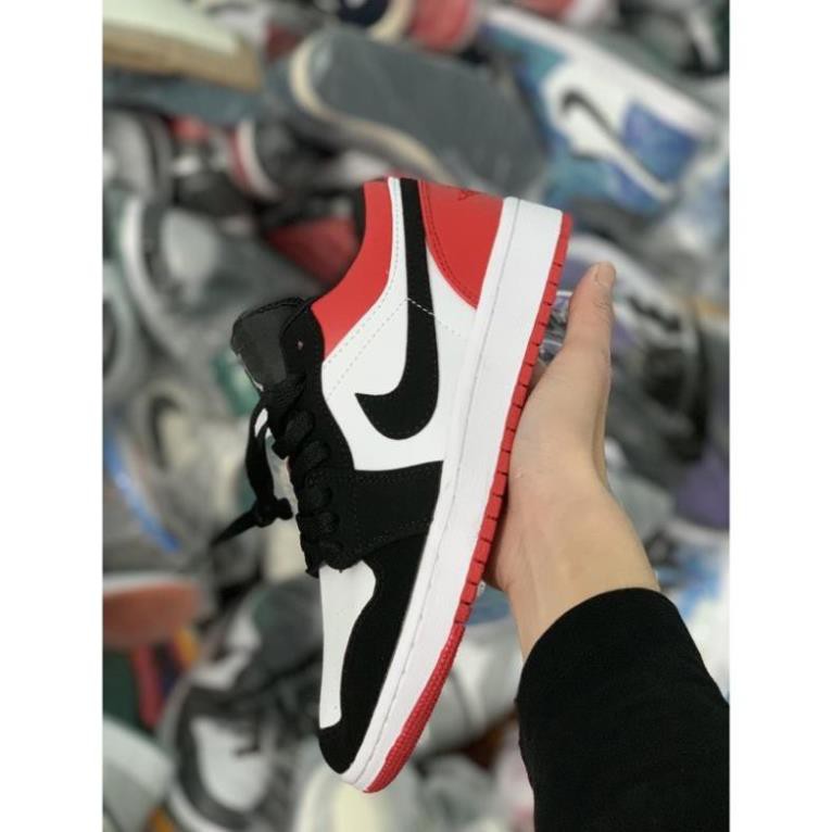 Giày Jordan 1 Low Black Toe, giày jordan đỏ đen thấp cổ | BigBuy360 - bigbuy360.vn