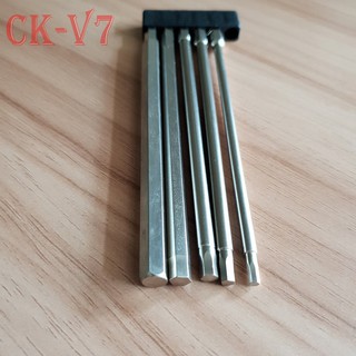 Bộ 5 đầu lục giác dài 150mm dành cho khoan, máy bắn vít