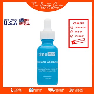  Serum cấp nước + làm sáng da Timeless HA + Vitamin C (30mL)