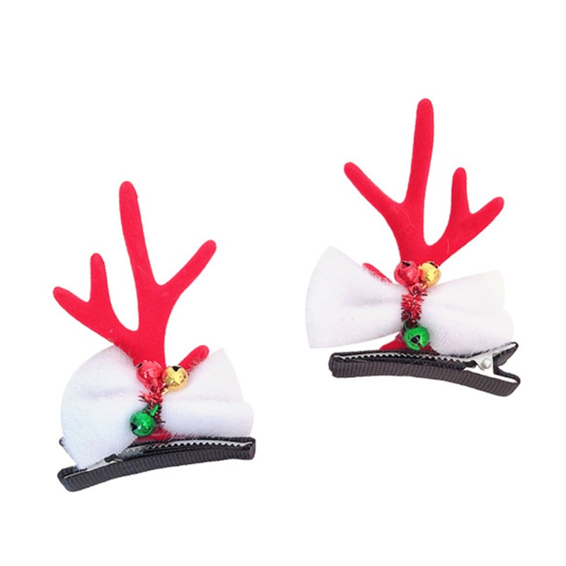 Kẹp Tóc Hình Sừng Tuần Lộc Giáng Sinh Dễ Thương