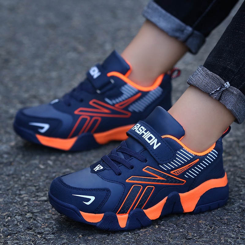 Giày Thể Thao Da Chống Trượt Thời Trang Cho Bé