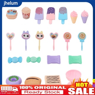 Bộ 21 món đồ chơi mô hình bánh donut/kem/bánh donut/kem dễ thương cho bé