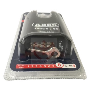 [Hỏa tốc HCM] Ổ khóa số chống cắt ABUS 190CS/60 Series 2 - MSOFT