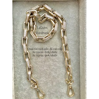 Quai túi gắn đá cao cấp - LaQuinn Handmade