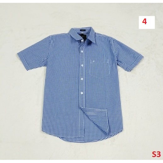 ÁO SƠ MI NAM TAY NGẮN KẺ SỌC NHỎ | BigBuy360 - bigbuy360.vn