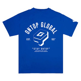 Áo Thun Nam Nữ Ulzzang Unisex màu xanh local brand ONTOP Basic MD, vải cotton thoáng mát (Quà tặng)