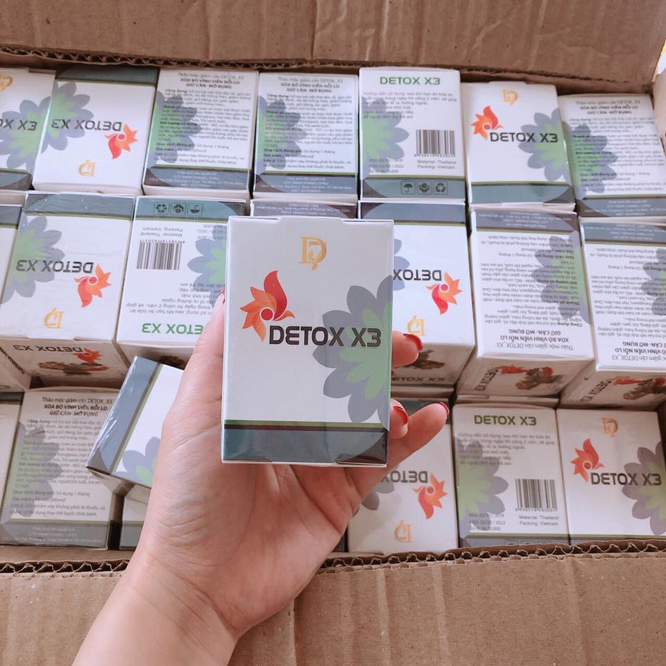 detox x3 khử mỡ bụng hiệu quả