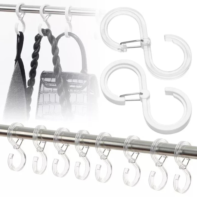 Móc Phơi Quần Áo Đa Năng Hình Chữ S Bằng PP Chất Lượng Cao