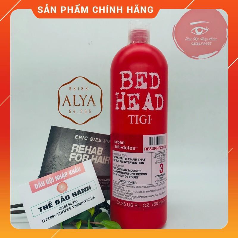 ❤ Bộ dầu gội xả TIGI Bed Head phục hồi cấp độ 3|Hàng Chính Hãng