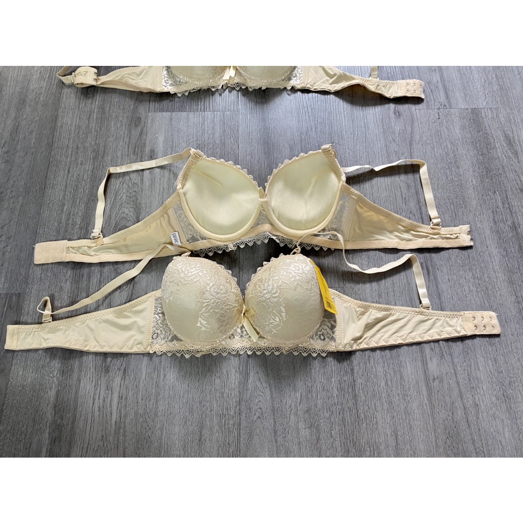 Áo lót ren đệm dày nâng ngực 3cm, đẩy ngực tạo khe tự nhiên, ms1566