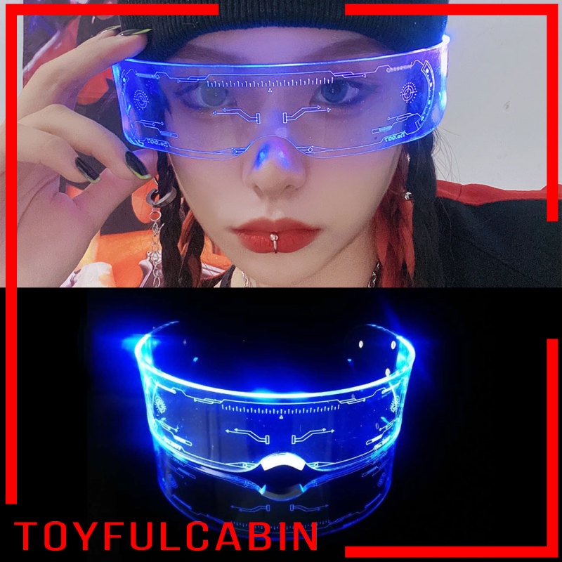 Mắt Kính Có Đèn LED Dùng Hóa Trang Halloween