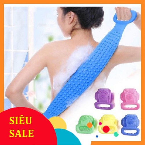 Dây Tắm Chà Lưng Silicon 2 Mặt
