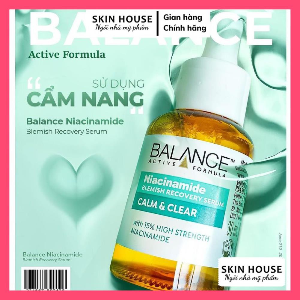 Tinh Chất Balance Niacinamide - Serum Balance Active Formula Niacinamide 15% Blemish Recovery 30ml