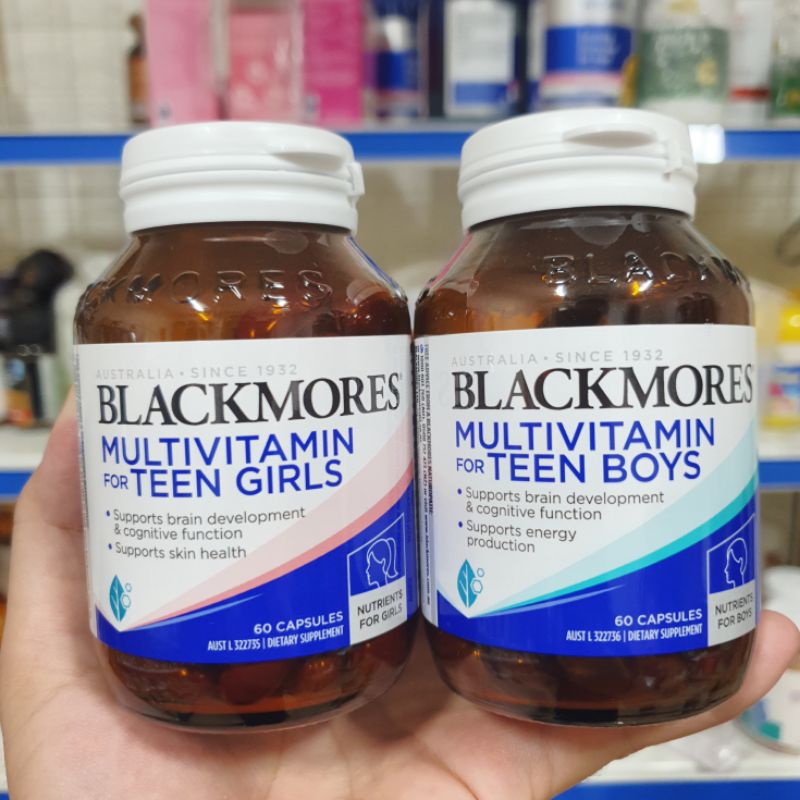 Vitamin tổng hợp cho tuổi teen boy và girl Blackmores teen boy, Blackmores teen girl