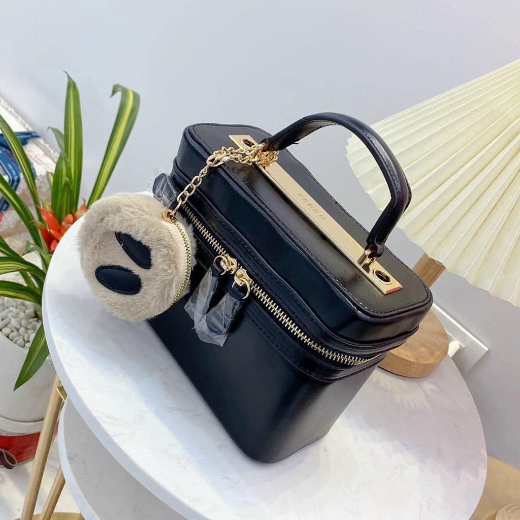 Túi xách dáng cốp hiệu Pe.dro không box size 19/Cốp Pe.dro da lì hàng xuất size 19 siêu xinh