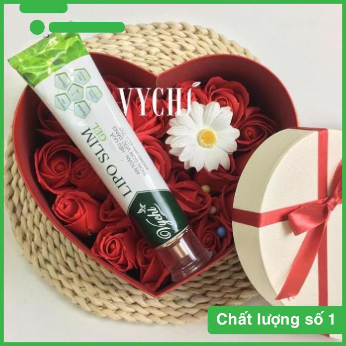 HÀNG CHÍNH HÃNG Kem tan mỡ LIPO SLIM GEL VYCHI 180gr, dành cho mẹ bầu sau sinh, cam kết giảm 3-5cm vòng bụng sau 1 Tuần