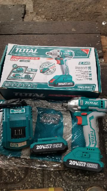 máy siết bulong pin 20v total hàng chính hãng