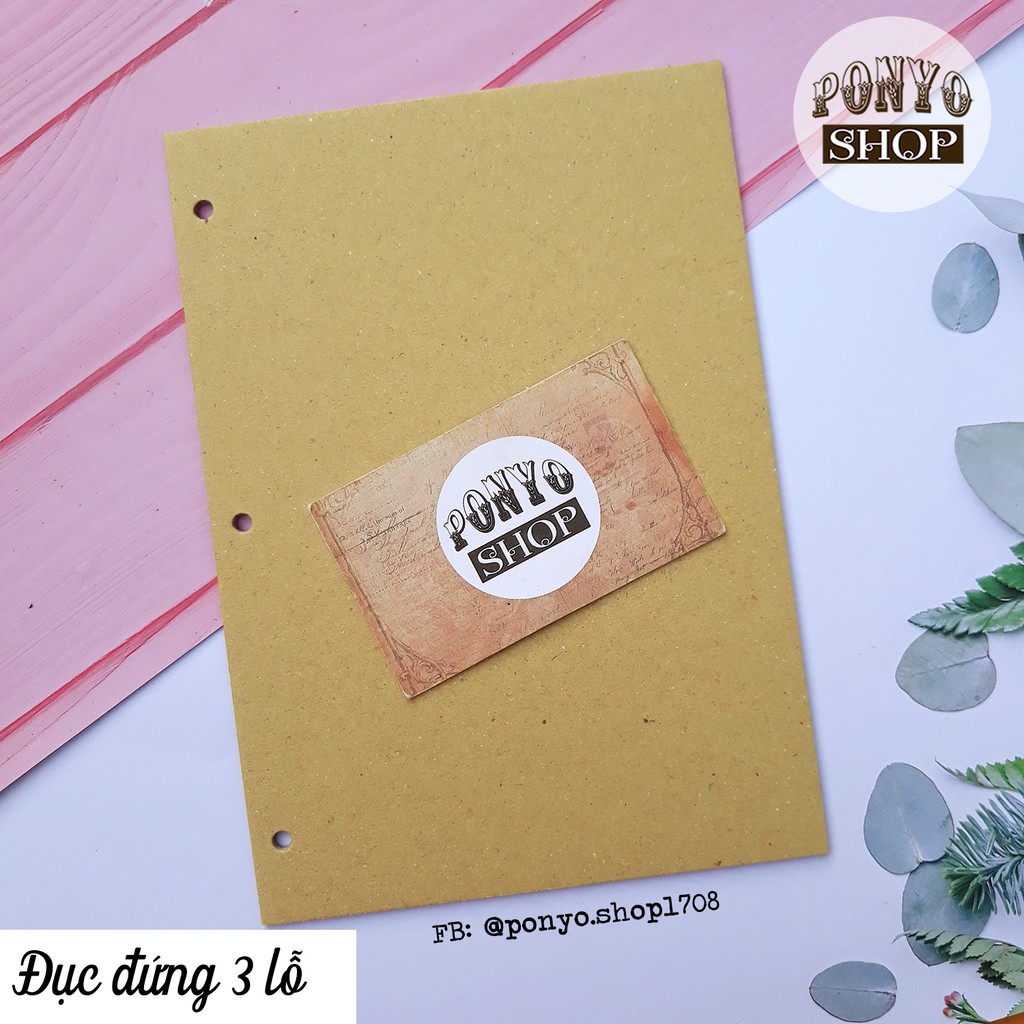 [CÓ SẴN] Khổ A5 - Bìa cứng làm bìa sổ, bìa Scrapbook