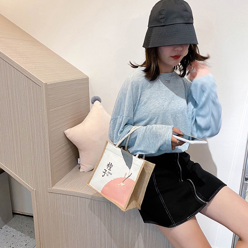 Túi đựng cơm trưa sức chứa lớn đa năng phong cách Hàn Quốc