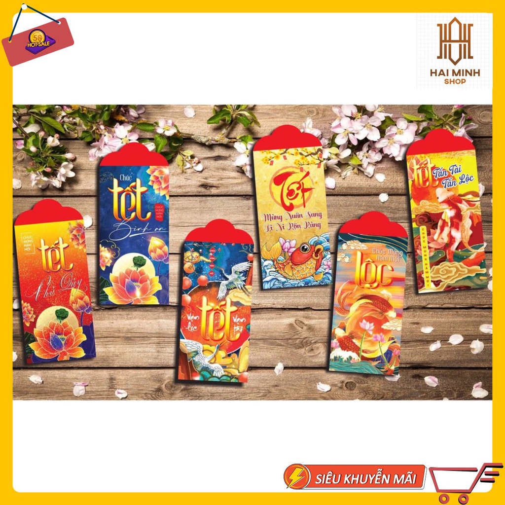 Combo 50 Bao Lì Xì Tết Nhâm Dần 2022 Theo Yêu Cầu