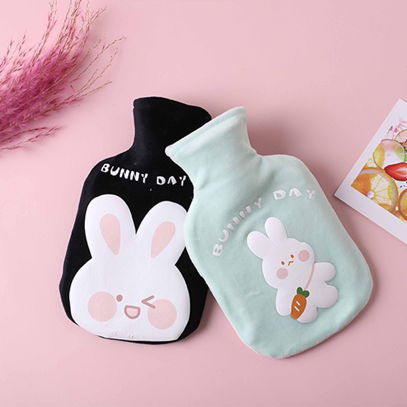 Túi chườm nóng lạnh giúp giảm đau bụng kinh hình thỏ Bunny dễ thương 1000ml
