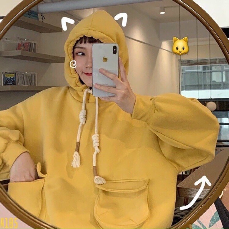 [FREESHIP 50K]Áo hoodie túi hộp 2 bên ulzang(video ảnh  | BigBuy360 - bigbuy360.vn