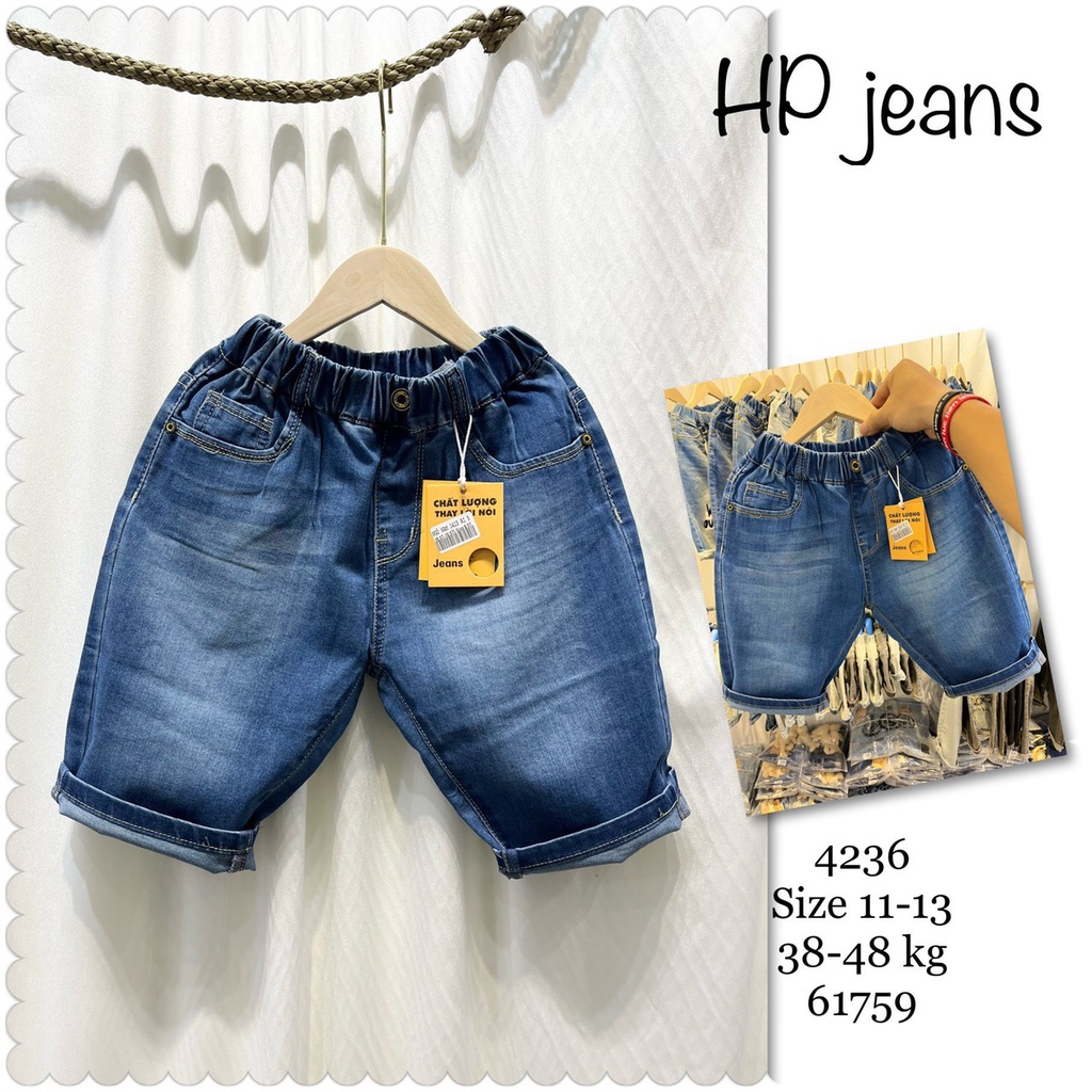 QUẦN JEAN ĐẠI LỬNG TRƠN CHO BÉ TRAI