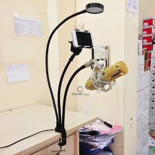 Bộ dụng cụ LIVE STREAM bán hàng chuyên nghiệp, Bộ kẹp micro thu âm livestream đa năng 4 in1 RX320