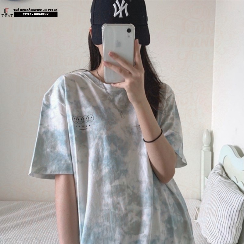 Áo Thun Nam Nữ DVT Loang Harajuku Bf Wind Ulzzang A19