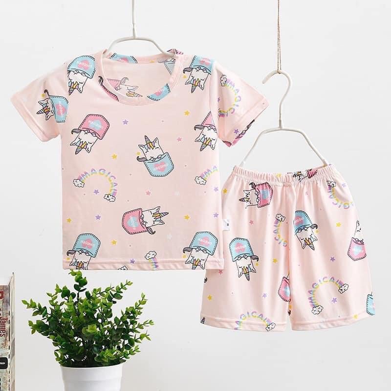 Đồ Bộ Xuất Hàn ⚡ FREE SHIP ⚡ Cho Bé Gái Từ 8-11kg, chất liệu cotton co giãn 4 chiều. hàng quảng châu cao cấp