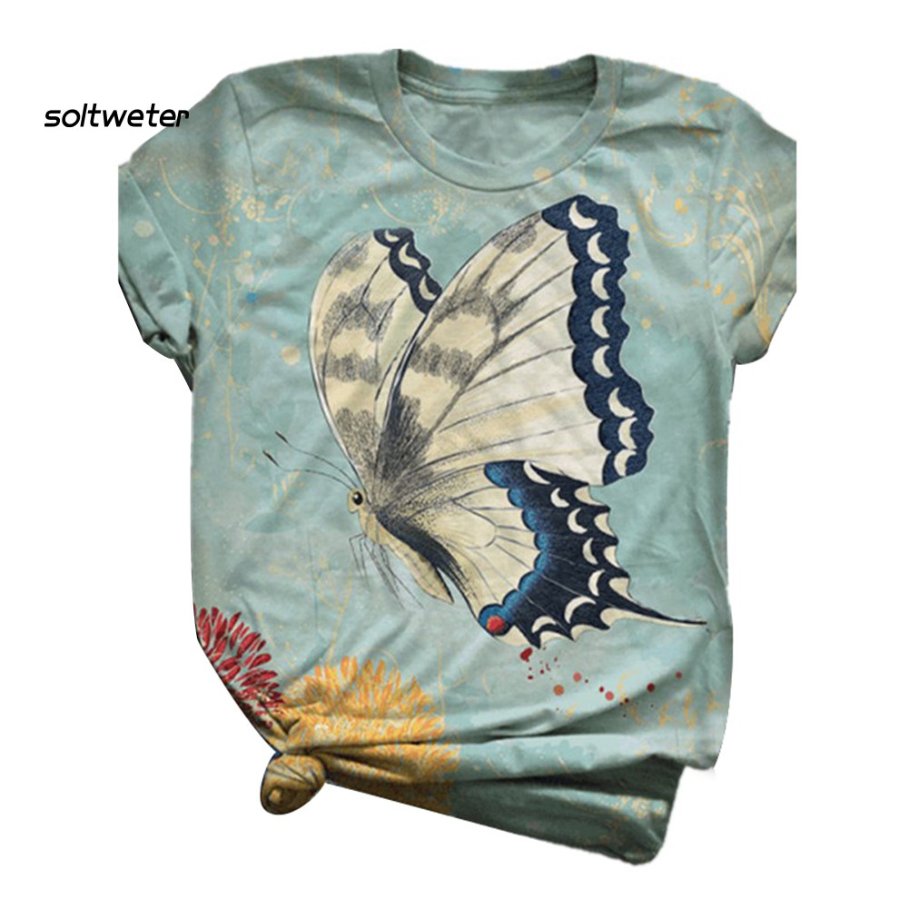 Áo Thun Nữ Tay Ngắn In Hình Bò Sữa Đáng Yêu